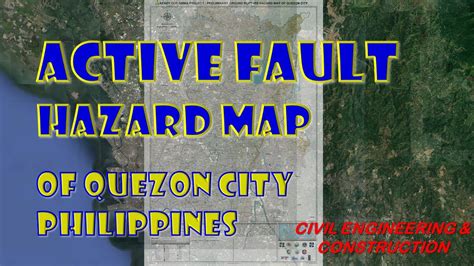 fault line in quezon city|Earthquake Hazard Maps.